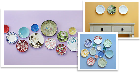 Decorating with plates – from the dining table to the walls!